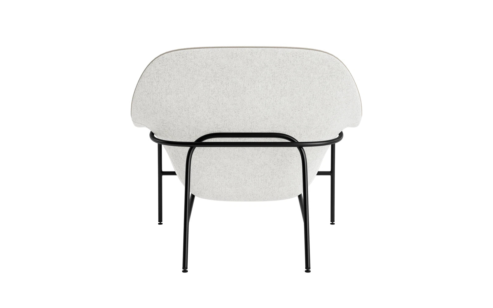 Stilvoller Drape Lounge-Sessel in Schwarz mit Stahlgestell. Genießen Sie höchsten Komfort und kreative Anpassungsmöglichkeiten für Ihr Zuhause.