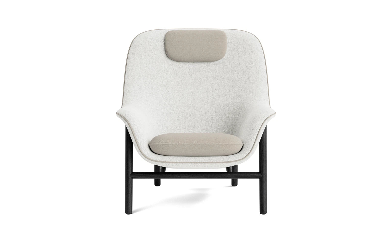 Entdecken Sie den Drape Lounge-Sessel von Normann Copenhagen: Hochwertige Materialien, elegantes Design und individueller Komfort für Ihr Zuhause.