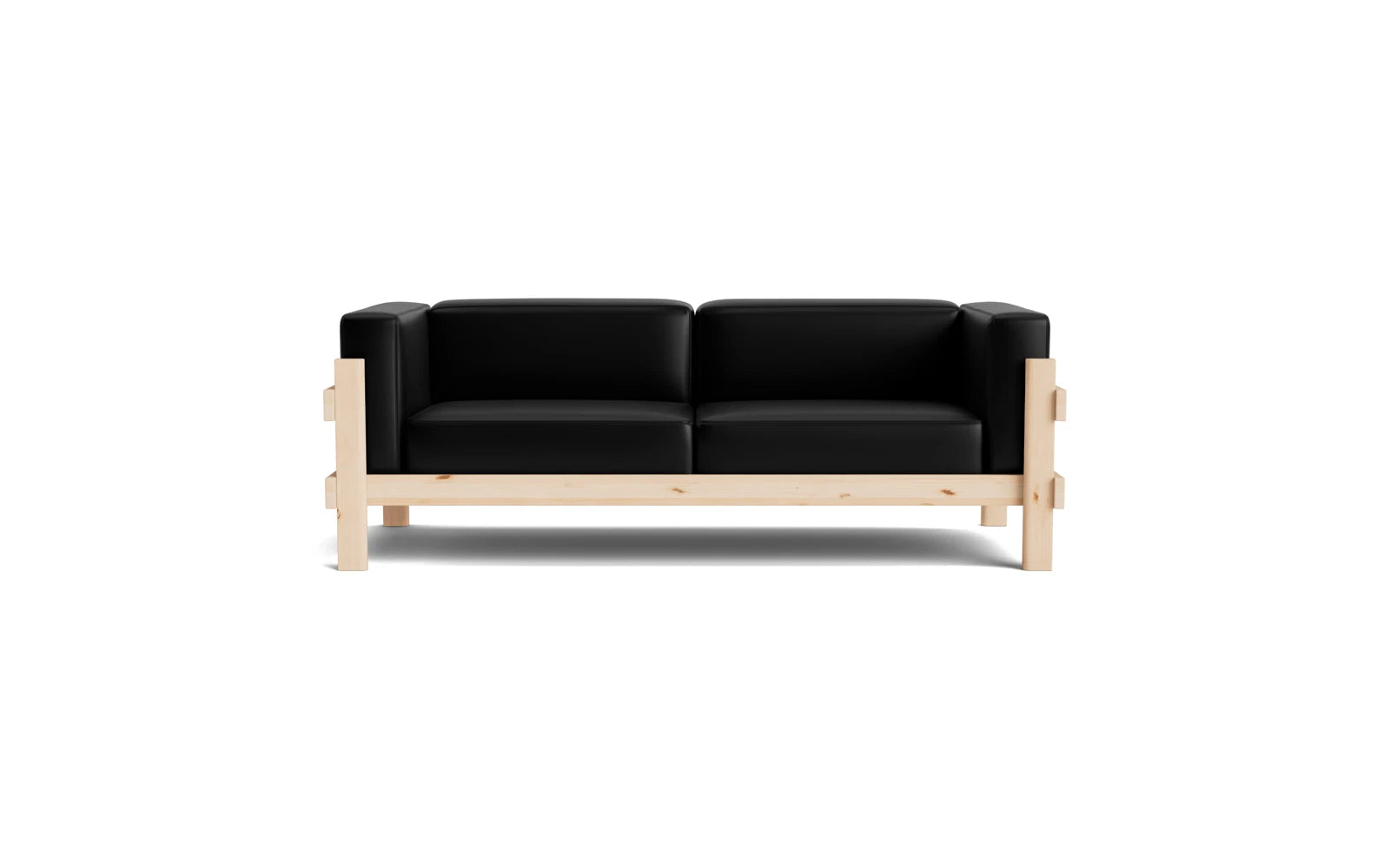 Modernes 3-Sitzer Sofa Kube aus Kiefernholz von Normann Copenhagen, ideal für stilvolle Wohnräume und entspannte Stunden.
