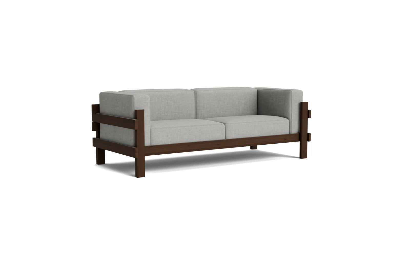 Kube Sofa 3-Sitzen Dunkelbraun in  präsentiert im Onlineshop von KAQTU Design AG. 3er Sofa ist von Normann Copenhagen