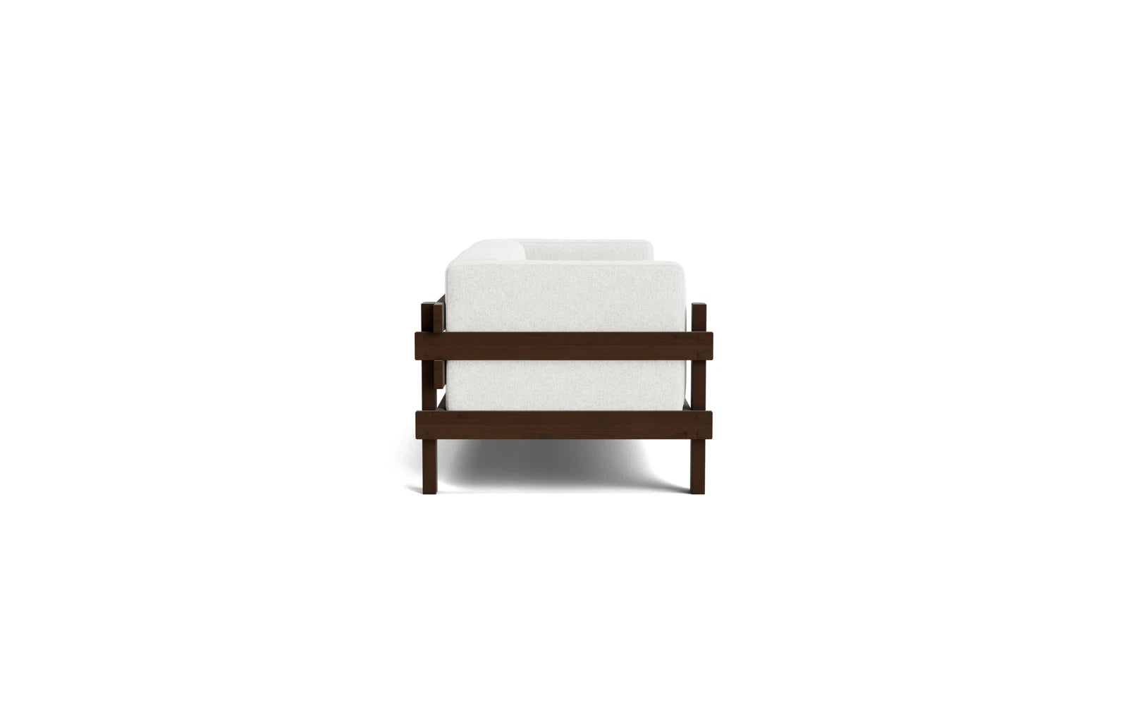 Stilvolles 3-Sitzer Sofa Kube in tiefem Braun von Normann Copenhagen – ideal für moderne und einladende Wohnambiente.