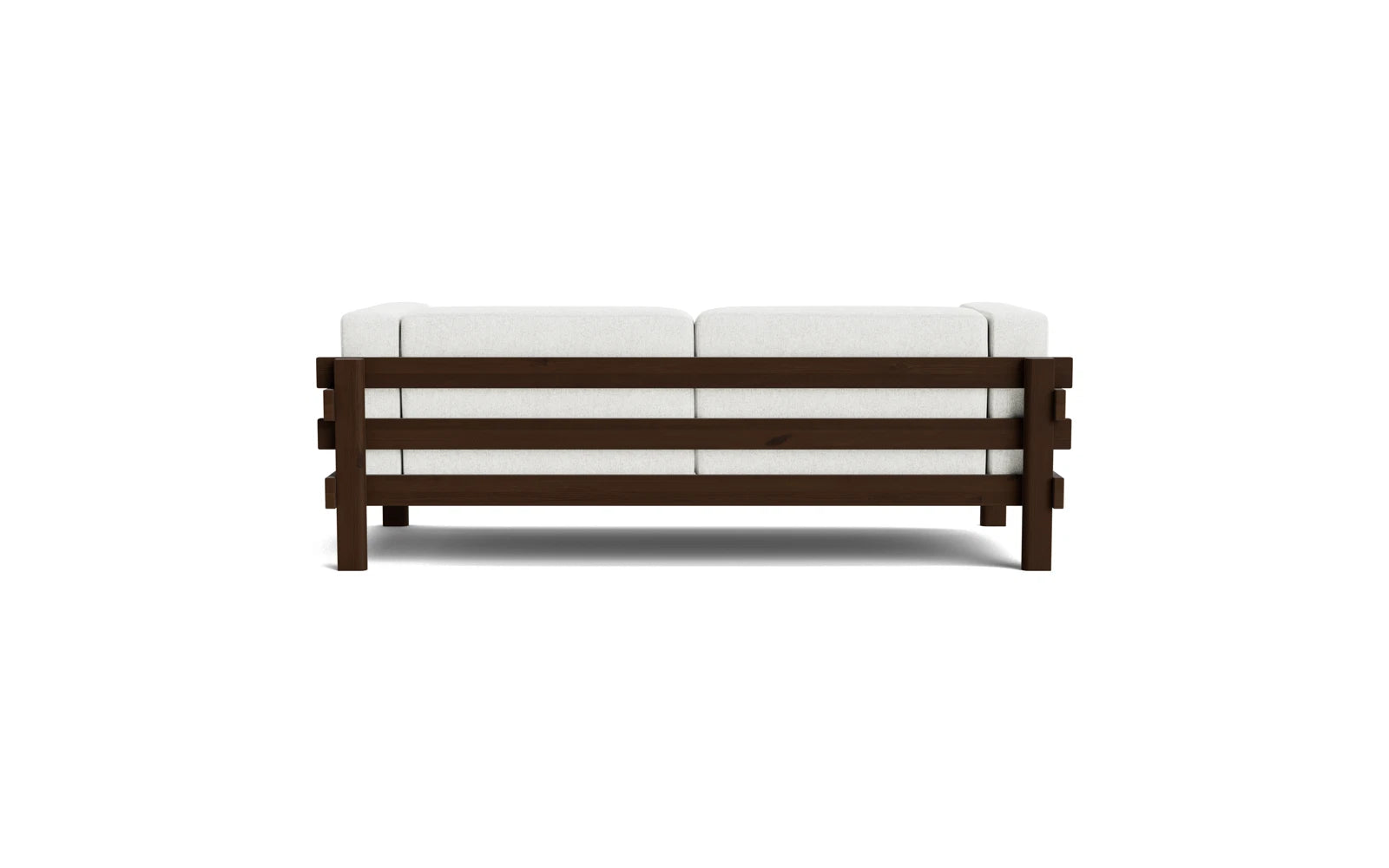 Elegantes 3-Sitzer Sofa Kube in tiefem Dunkelbraun von Normann Copenhagen – perfektes Möbelstück für zeitgemäße Wohnräume.