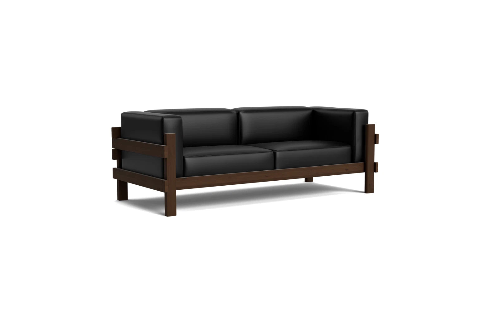 Elegantes 3-Sitzer Sofa Kube in dunklem Braun von Normann Copenhagen – perfektes Möbelstück für gemütliche und stilvolle Wohnräume.