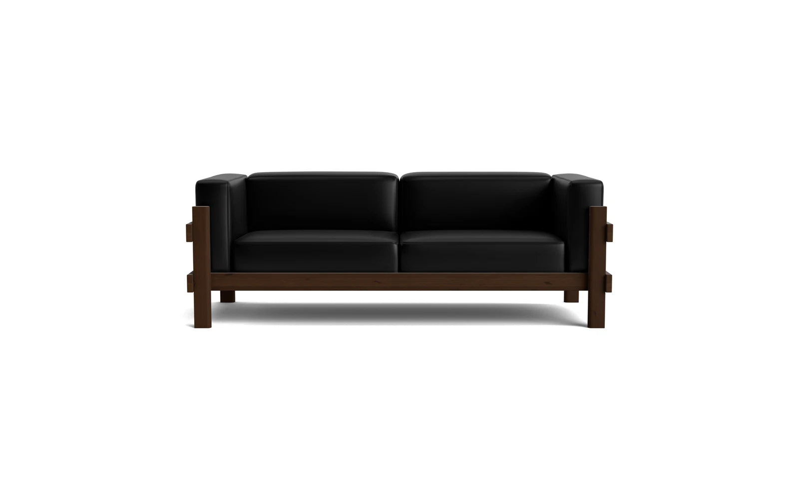 Stilvolles 3-Sitzer Sofa Kube in tiefem Braun von Normann Copenhagen – ideal für zeitgemäße und einladende Wohnumgebungen.