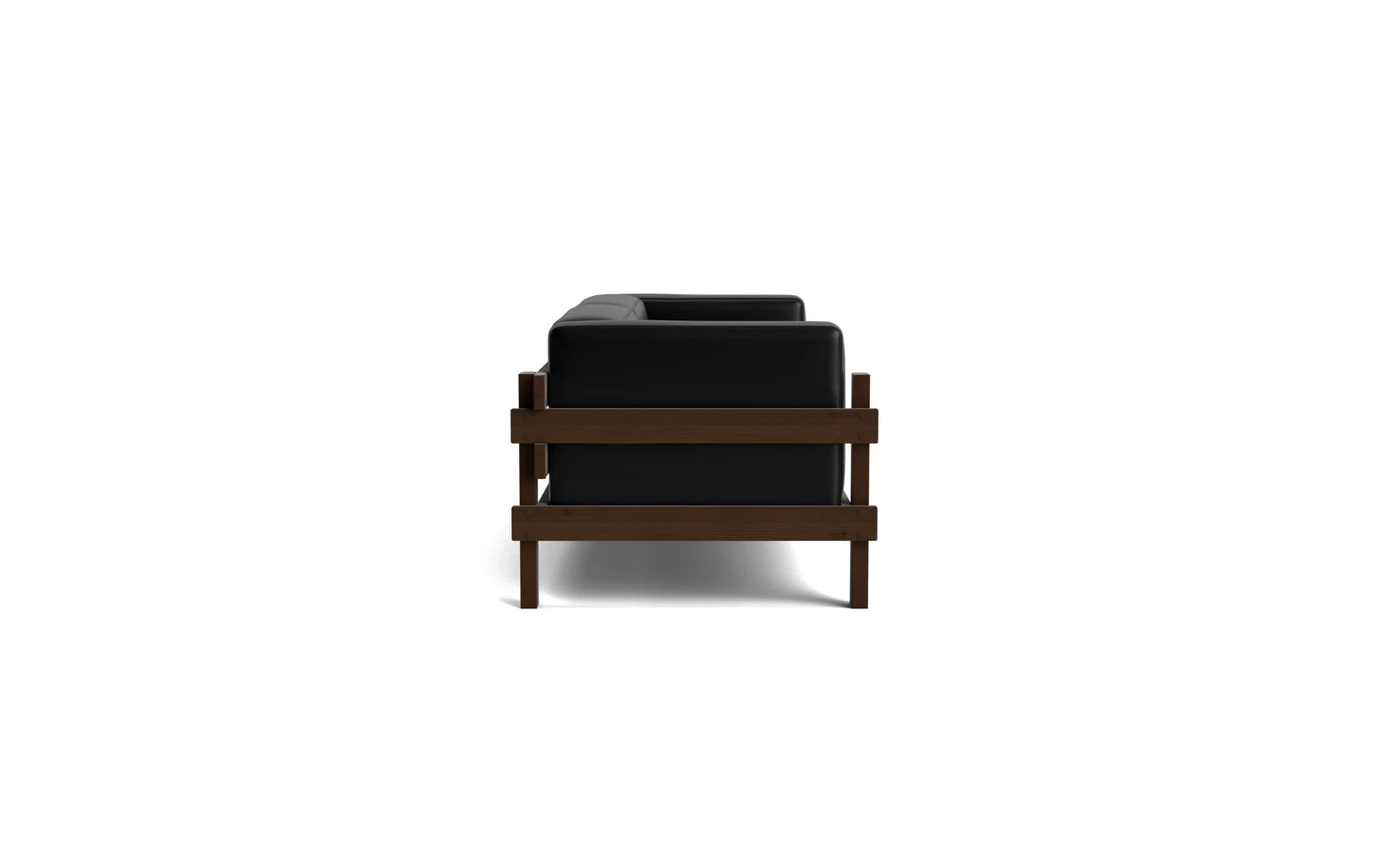 Elegantes 3-Sitzer Sofa Kube in tiefem Braun von Normann Copenhagen – perfektes Möbelstück für zeitgemäße Wohnräume.