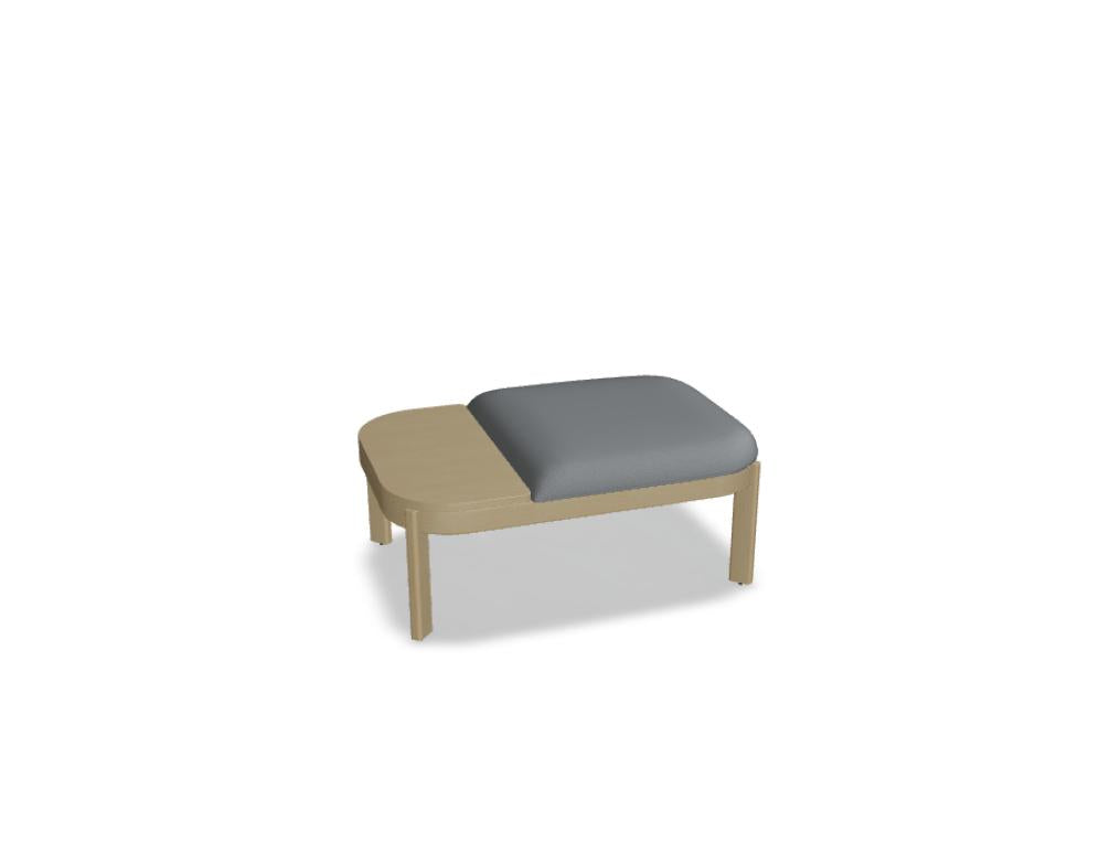 Ramp RMP151 - Bank in Grau präsentiert im Onlineshop von KAQTU Design AG. Sitzbank ist von Mdd