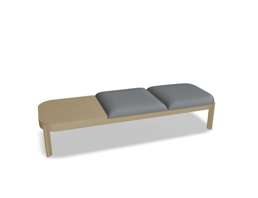 Ramp RMP314 - Bank in Grau präsentiert im Onlineshop von KAQTU Design AG. Sitzbank ist von Mdd
