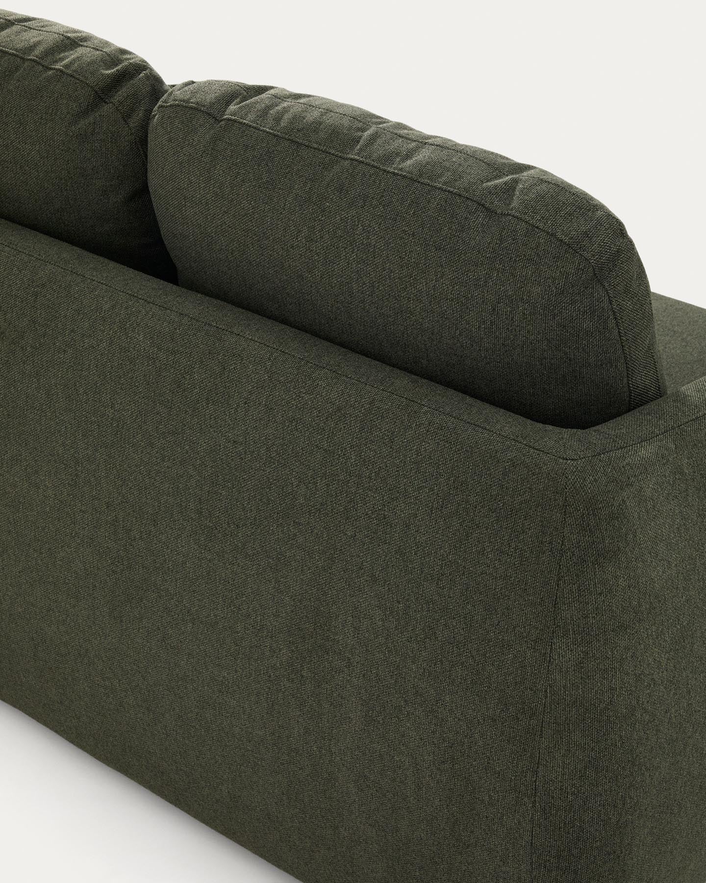 Modernes 3-Sitzer-Bettsofa Laira in dunklem Chenille, 218 cm, perfekt für gemütliche Abende und stilvolle Einrichtung.