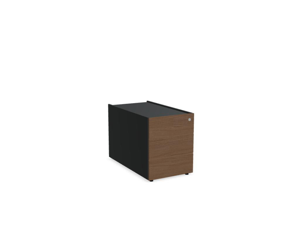 Viga V14K - Container in FENIX Schwarz Matt präsentiert im Onlineshop von KAQTU Design AG. Korpus ist von Mdd
