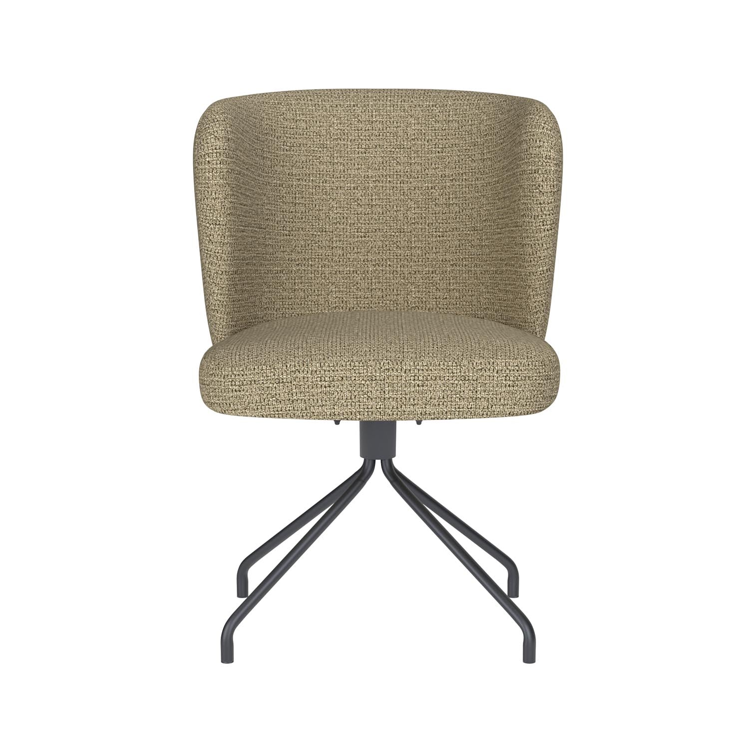 Moderner Drehstuhl Stan Spider Swivel von White Label Living, perfekt für stilvolle Räume. Bequeme Polsterung und eleganter Look.