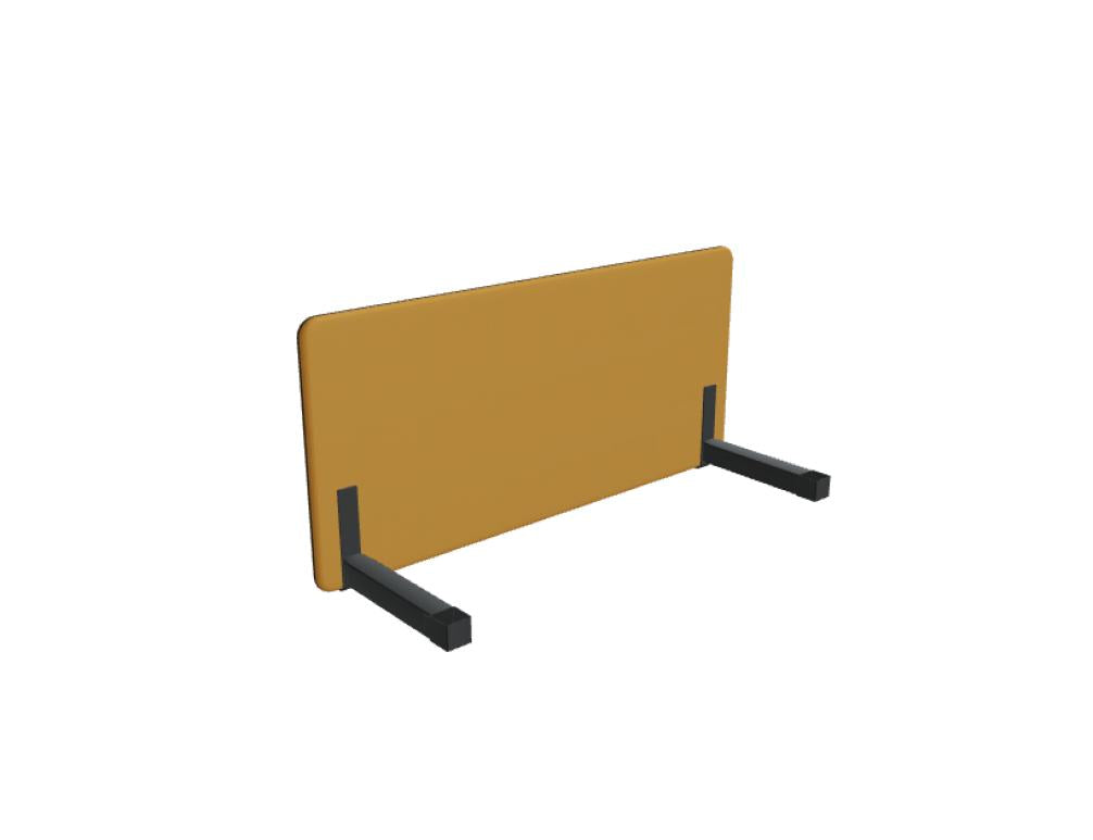 Sonic Drive ZPS634 - Akustikpaneele für Schreibtische in Gelb präsentiert im Onlineshop von KAQTU Design AG. Schreibtisch ist von Mdd