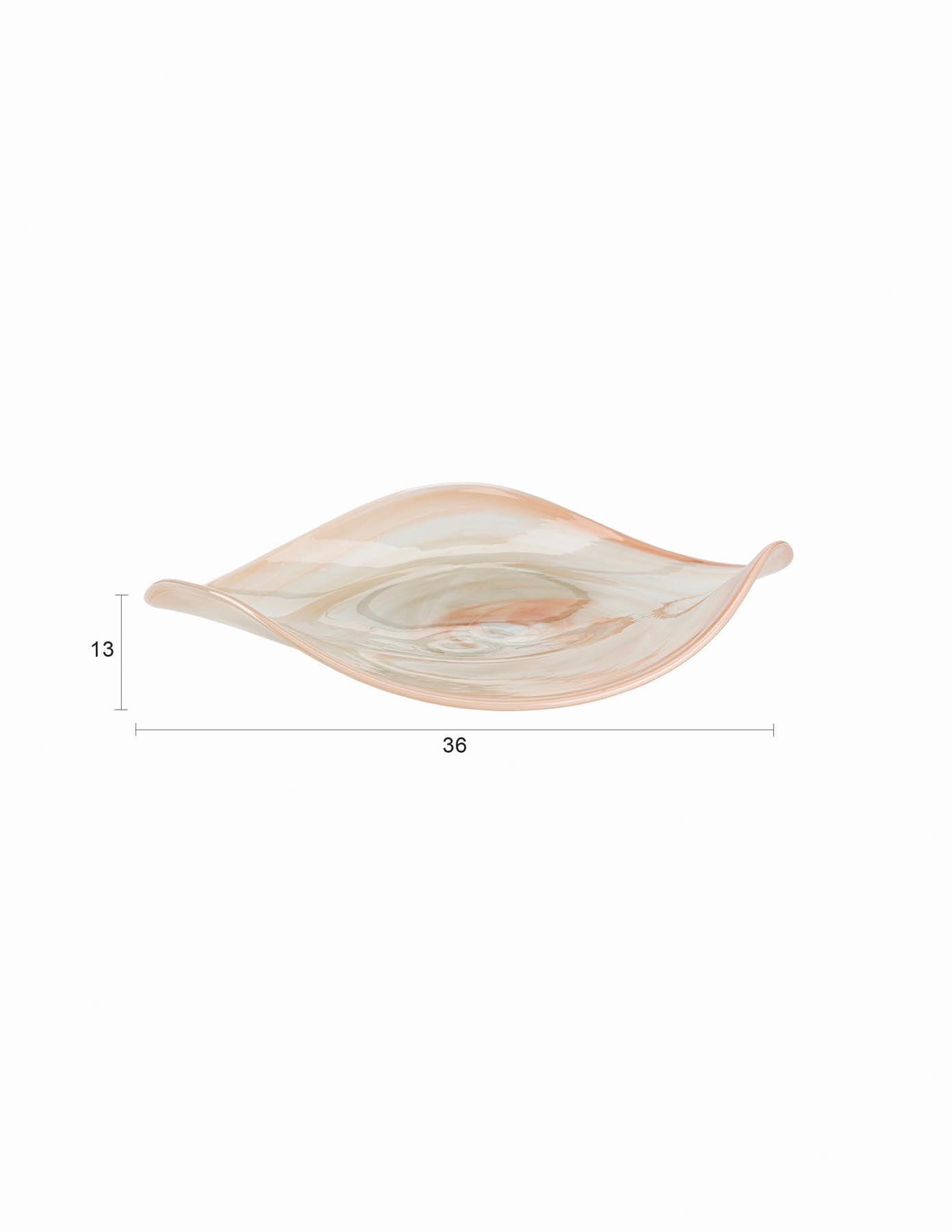 Elegante Schale Maria von Zuiver in zartem Offwhite, ideal für kreative Arrangements und als dekoratives Highlight in Ihrem Zuhause.