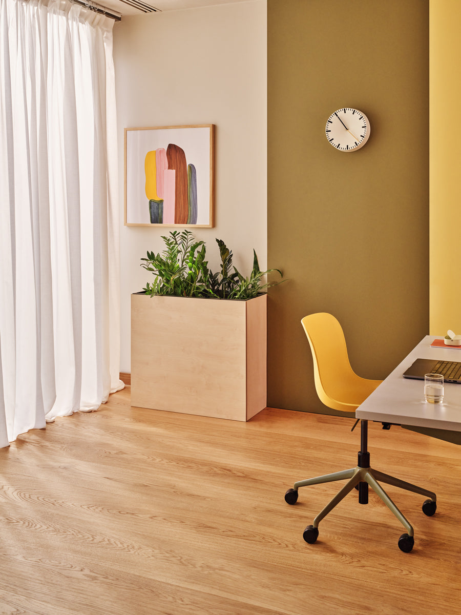 Baltic 2 Basic BLK1P22 - Stuhl mit Höhenverstellung in Schwarz präsentiert im Onlineshop von KAQTU Design AG. Dreh-Schalenstuhl mit Rollen ist von Mdd