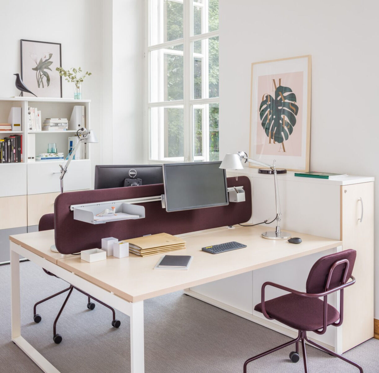 Twin ZUT02 - Paneele für Schreibtische in Grün präsentiert im Onlineshop von KAQTU Design AG. Paneele ist von Mdd