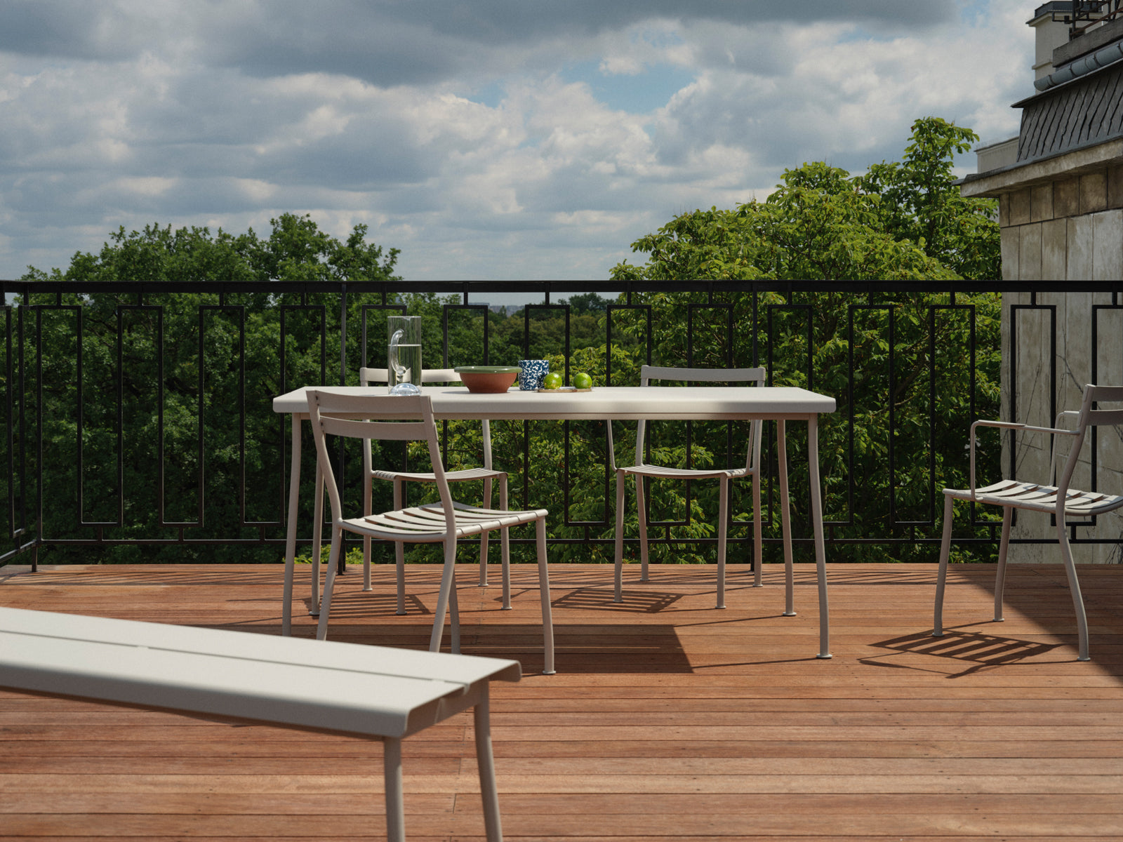 Flaner FLR05 - Tisch in Türkis präsentiert im Onlineshop von KAQTU Design AG. Gartentisch ist von Mdd