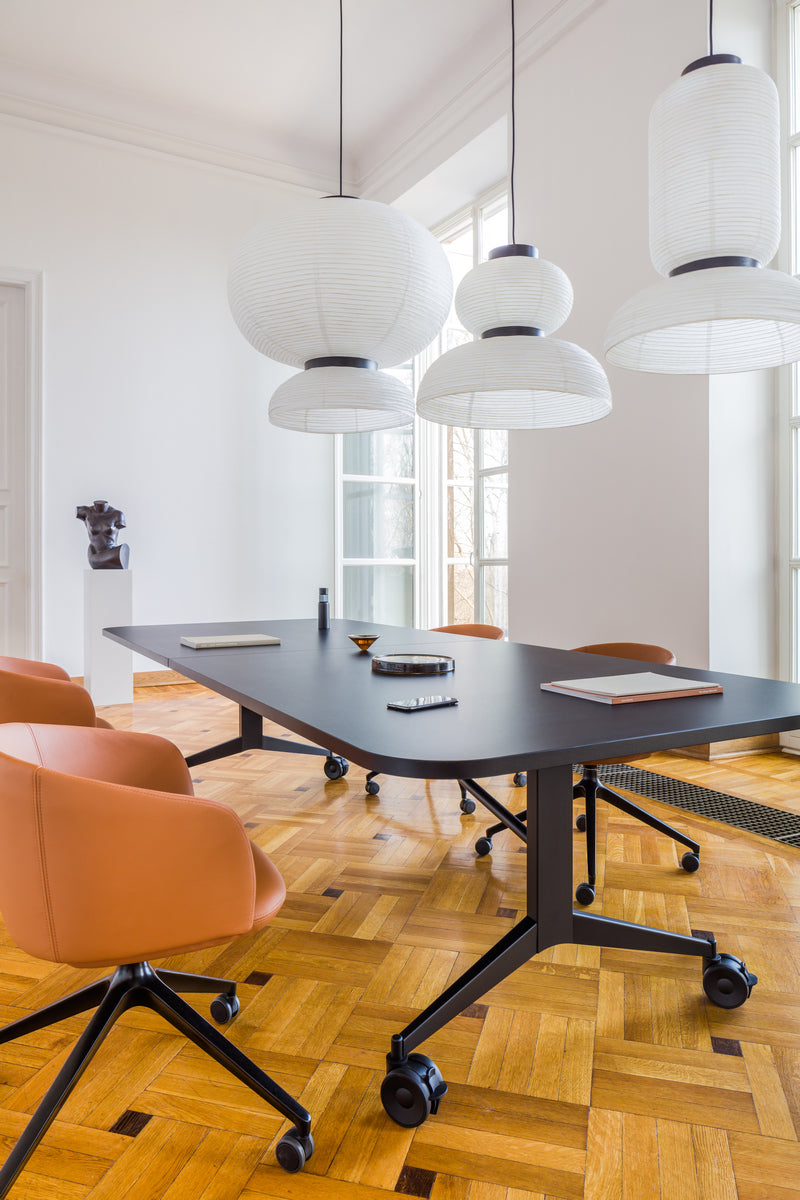 Plex PXP10 - Klapptisch trocken abwischbar in Honigeiche präsentiert im Onlineshop von KAQTU Design AG. Konferenztisch ist von Mdd