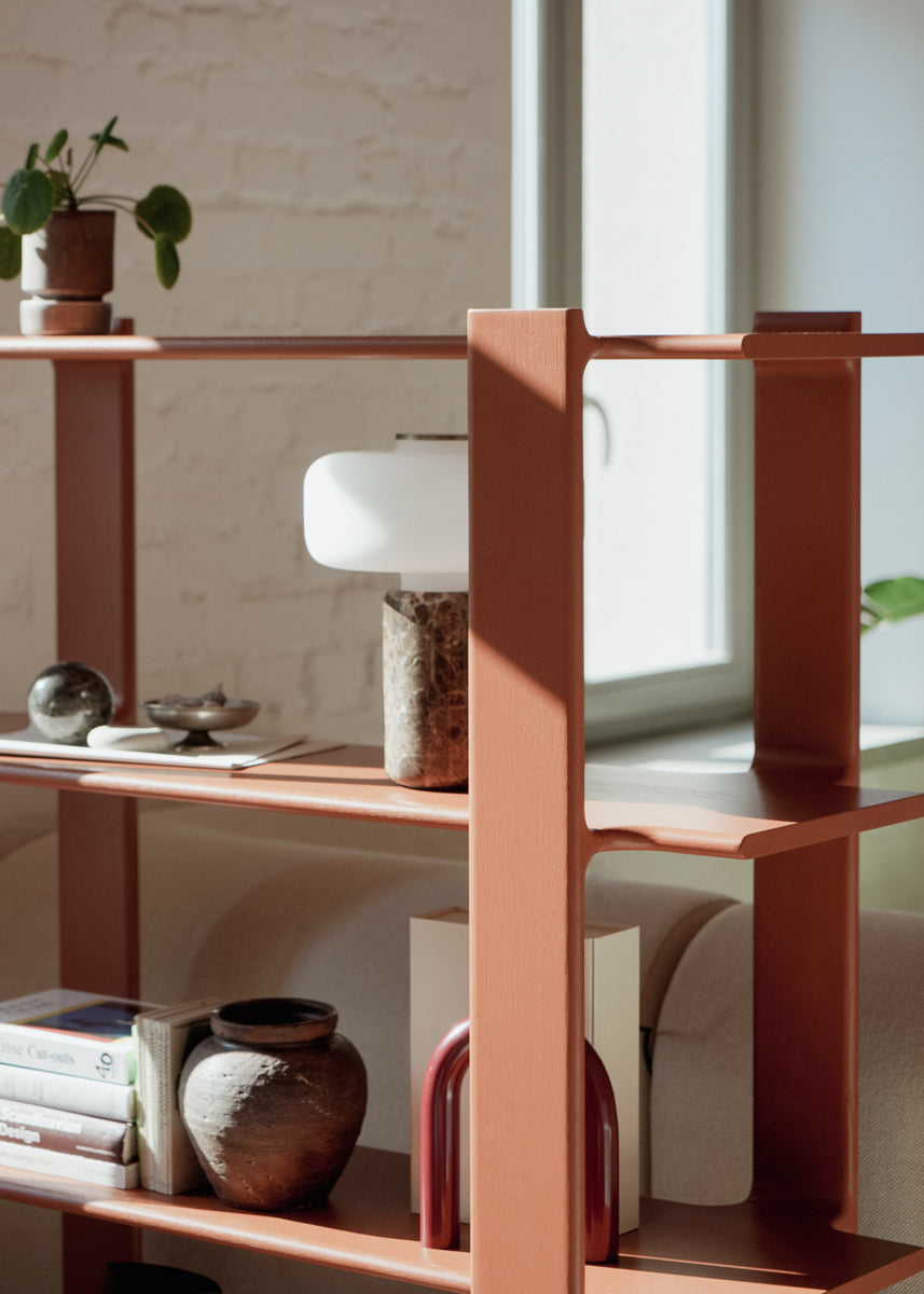 Ligo LGB2089 - Holz-Regal in Eiche Natur präsentiert im Onlineshop von KAQTU Design AG. Standregal ist von Tamo