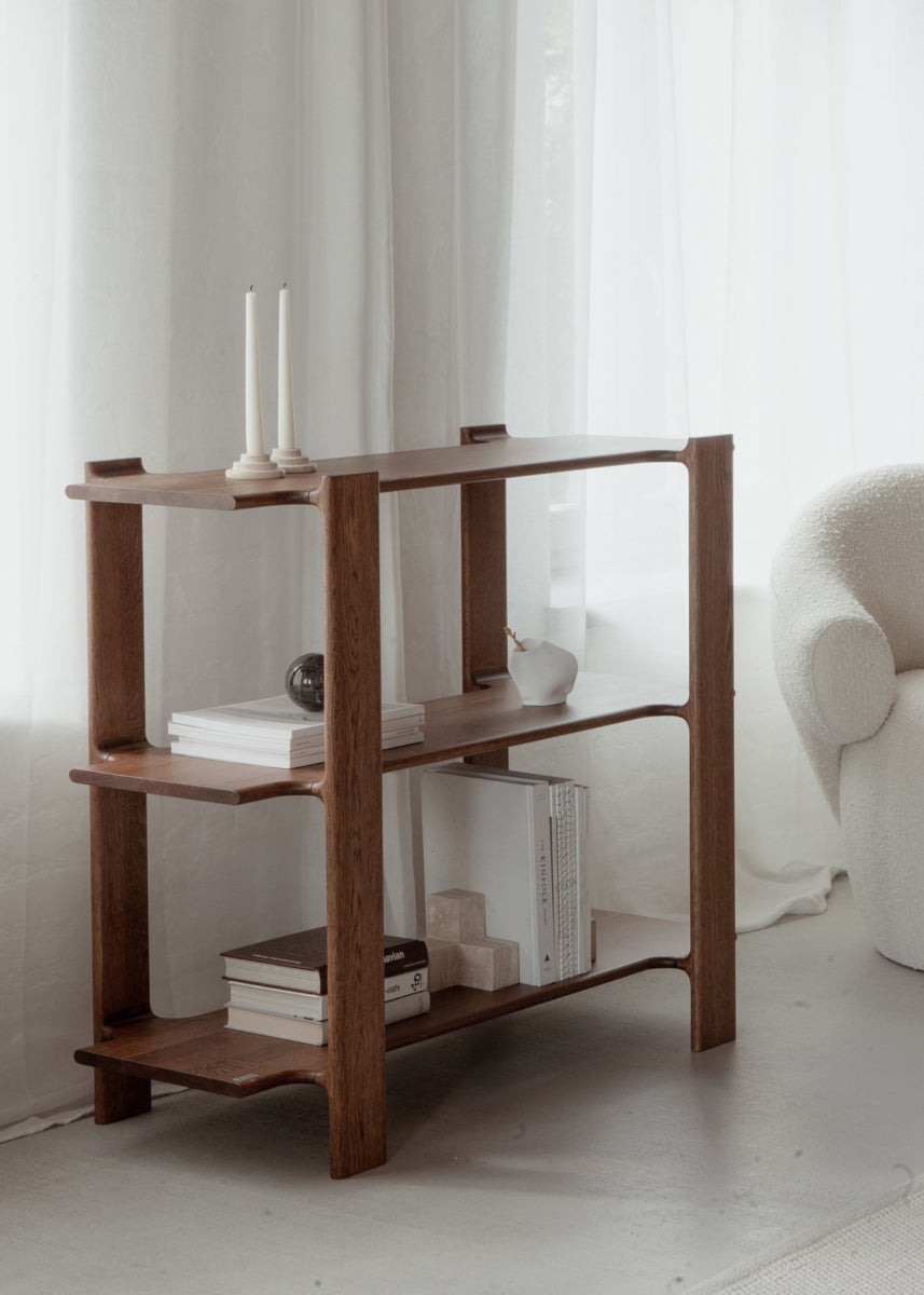 Ligo LGB1112 - Holz-Regal in Eiche Natur präsentiert im Onlineshop von KAQTU Design AG. Standregal ist von Tamo