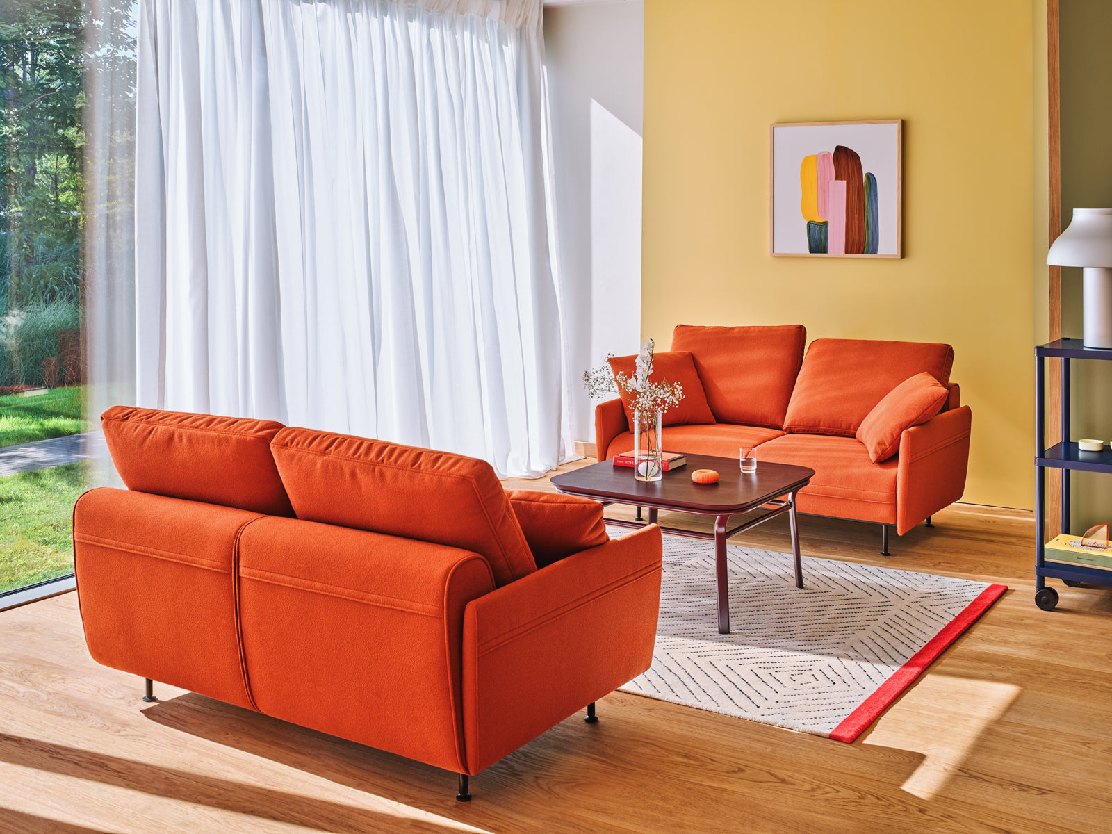 Lotus LTS05 - Sofa in Beige präsentiert im Onlineshop von KAQTU Design AG. L-Sofa rechts ist von Mdd