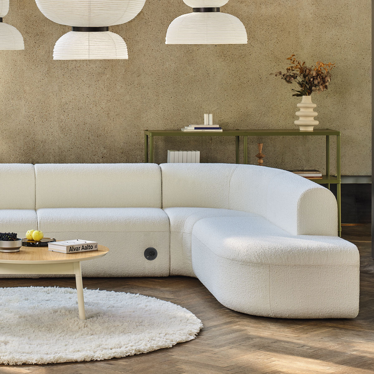Artiko AT26 - Sofa in Vanille präsentiert im Onlineshop von KAQTU Design AG. Ecksofa ist von Mdd