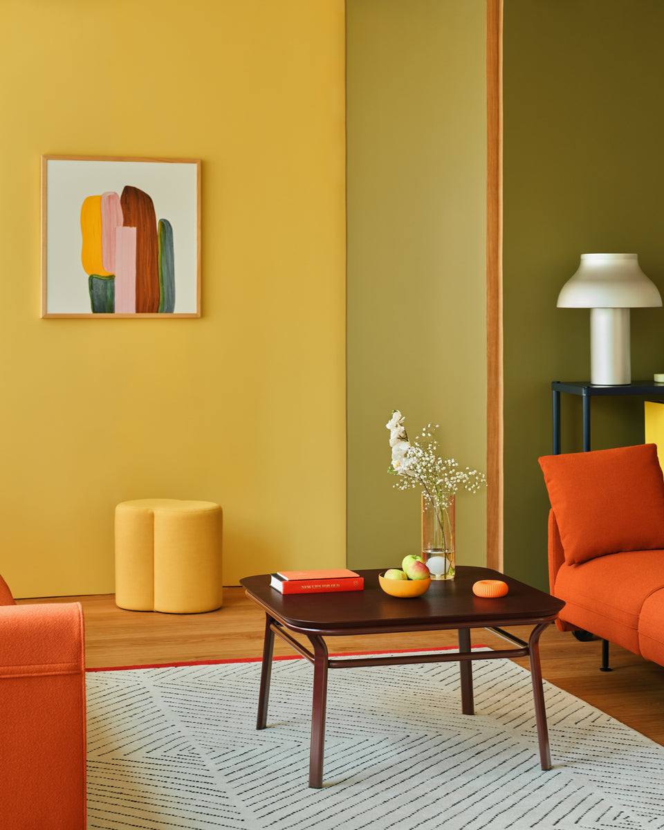 Mix MX01K - Hocker in Gelb präsentiert im Onlineshop von KAQTU Design AG. Hocker ist von Mdd