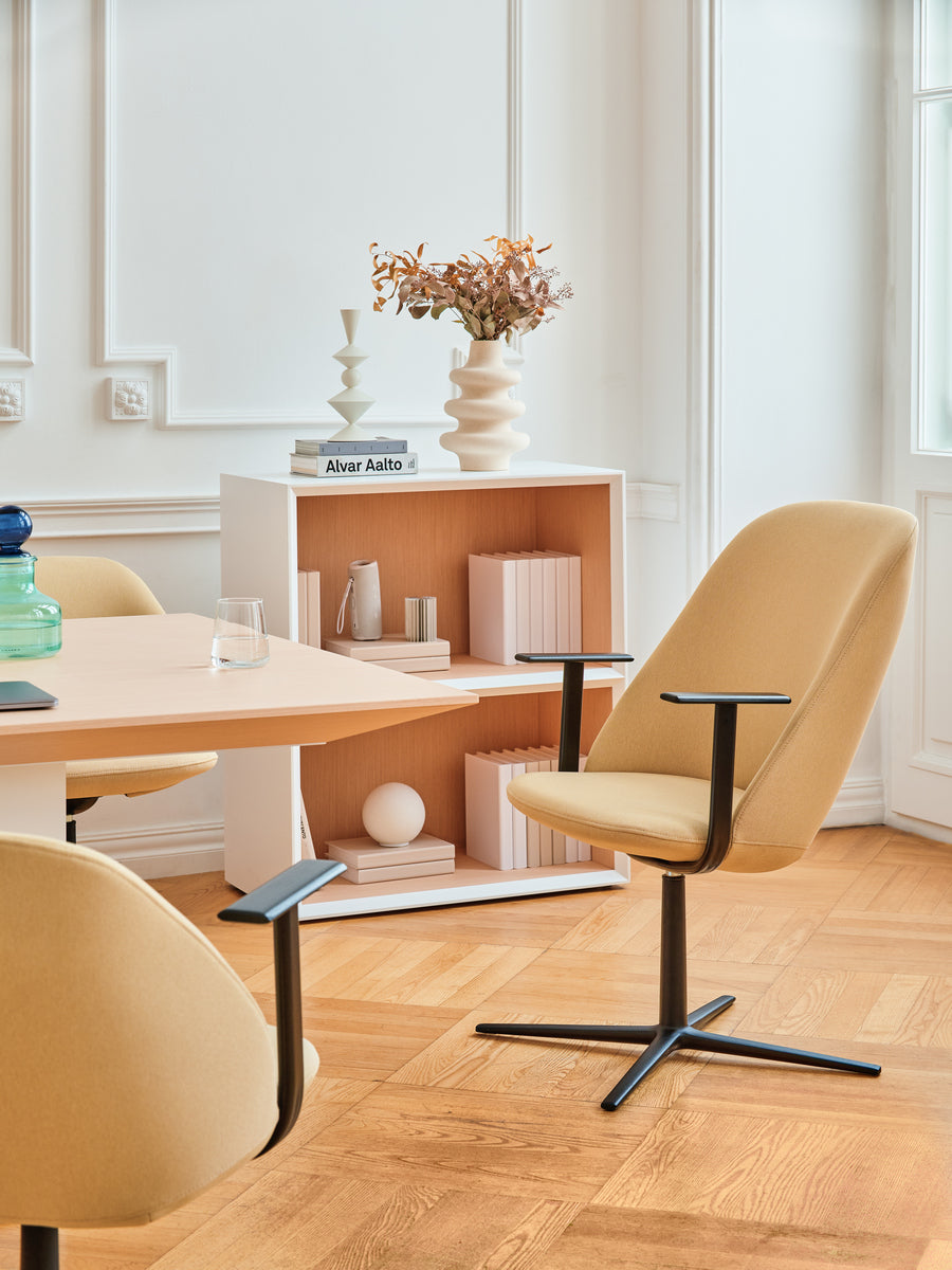 Paralel PR2P21 - Loungesessel mit Drehgestell in Grau präsentiert im Onlineshop von KAQTU Design AG. Drehsessel ist von Mdd