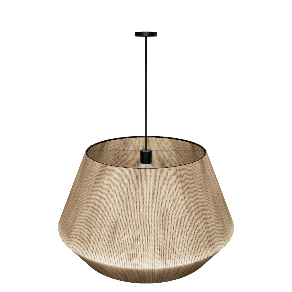 Schwarze Dilberay Pendellampe von Opviq, elegant und modern, ideal für stilvolle Beleuchtung in Wohnräumen.