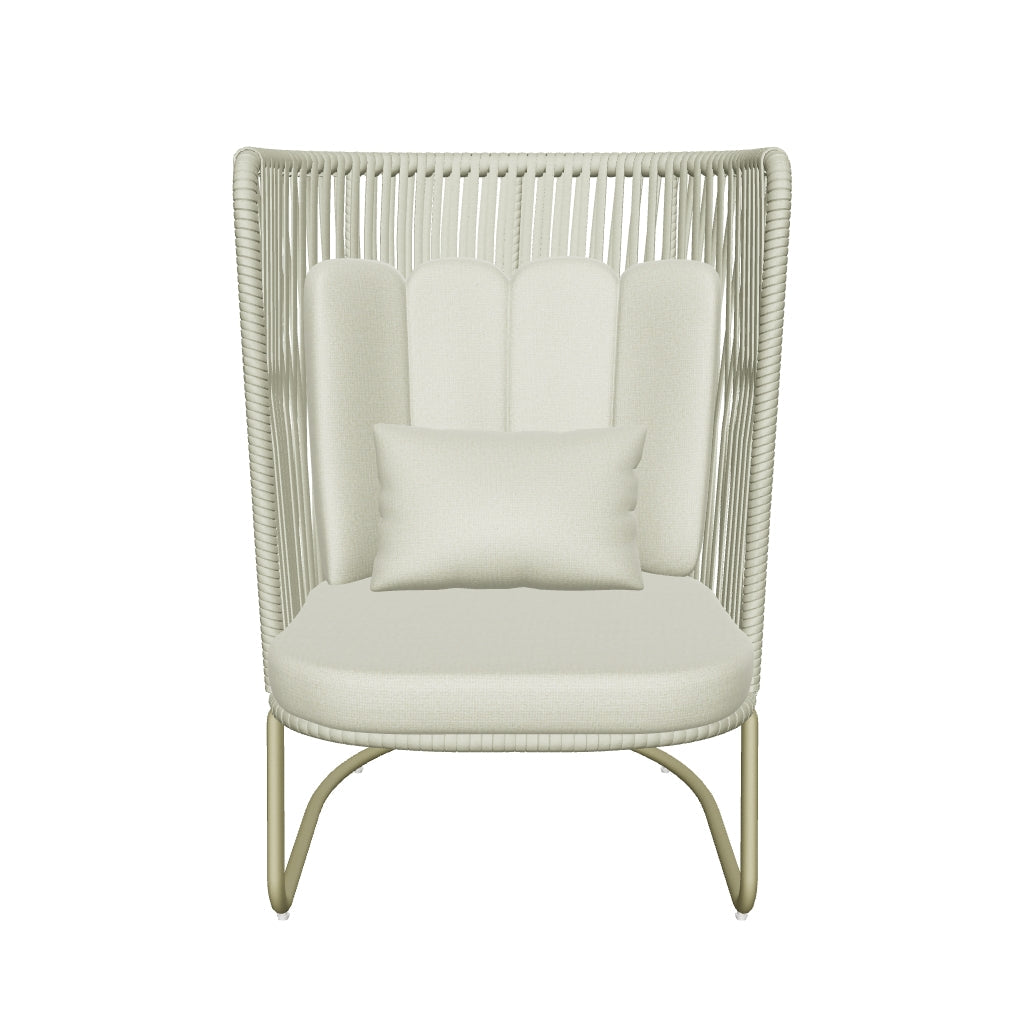 Stylisches Levels Outdoor-Tischset mit Santorini Tisch (224 cm) und 6 Stühlen, ideal für Garten und Terrasse, modernes Design.