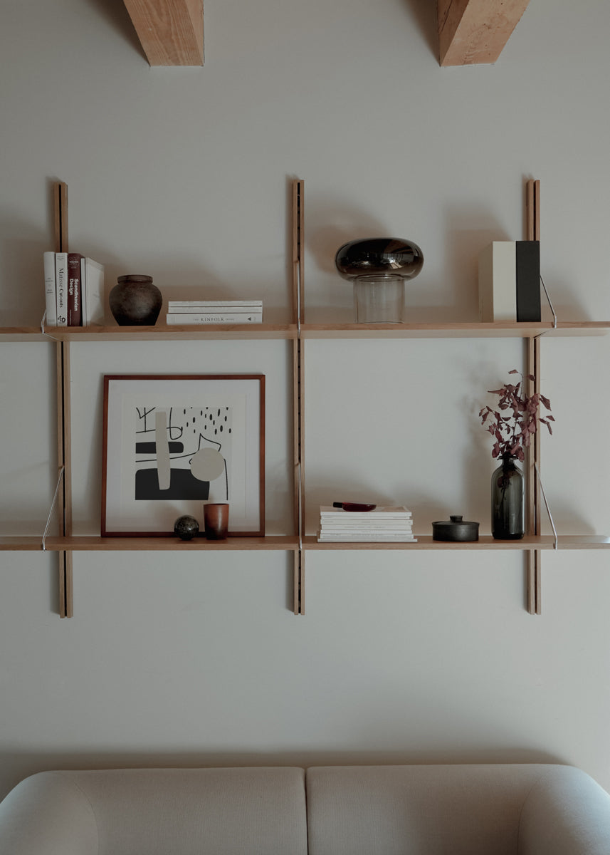 Rodd RDD1019 - Regal in Eiche Natur präsentiert im Onlineshop von KAQTU Design AG. Standregal ist von Tamo