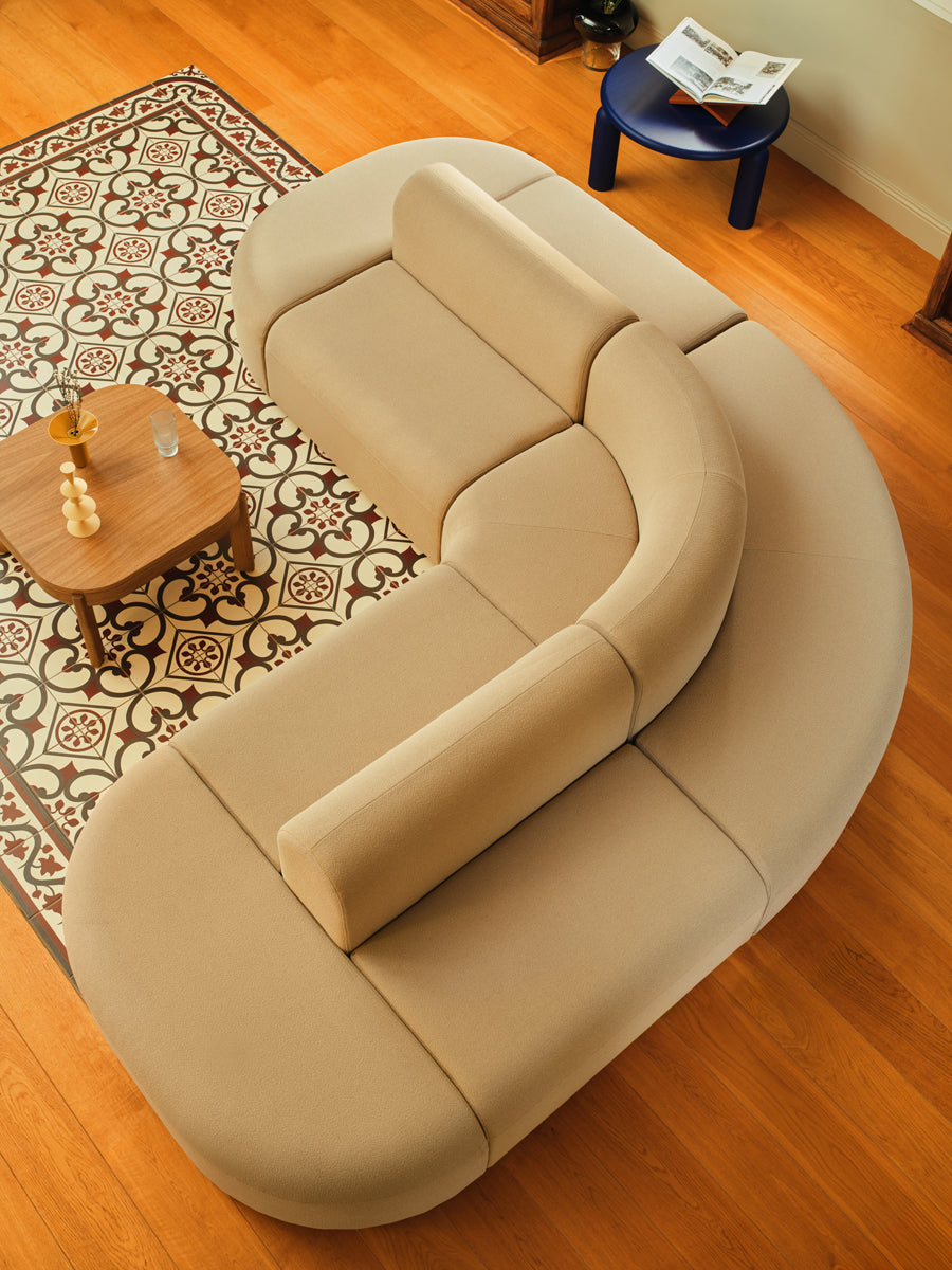 Artiko AT36 - doppelseitiges Sofa in Vanille präsentiert im Onlineshop von KAQTU Design AG. Sofa ist von Mdd