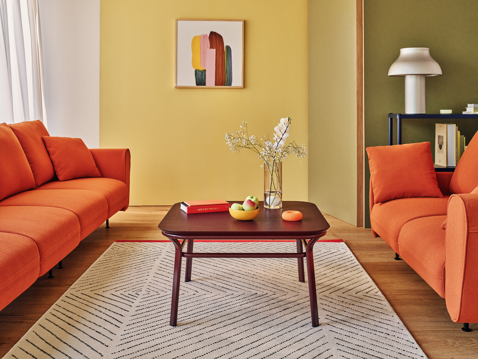 Grace GR01S - Kaffeetisch in Furnier Esche hell präsentiert im Onlineshop von KAQTU Design AG. Couchtisch ist von Mdd