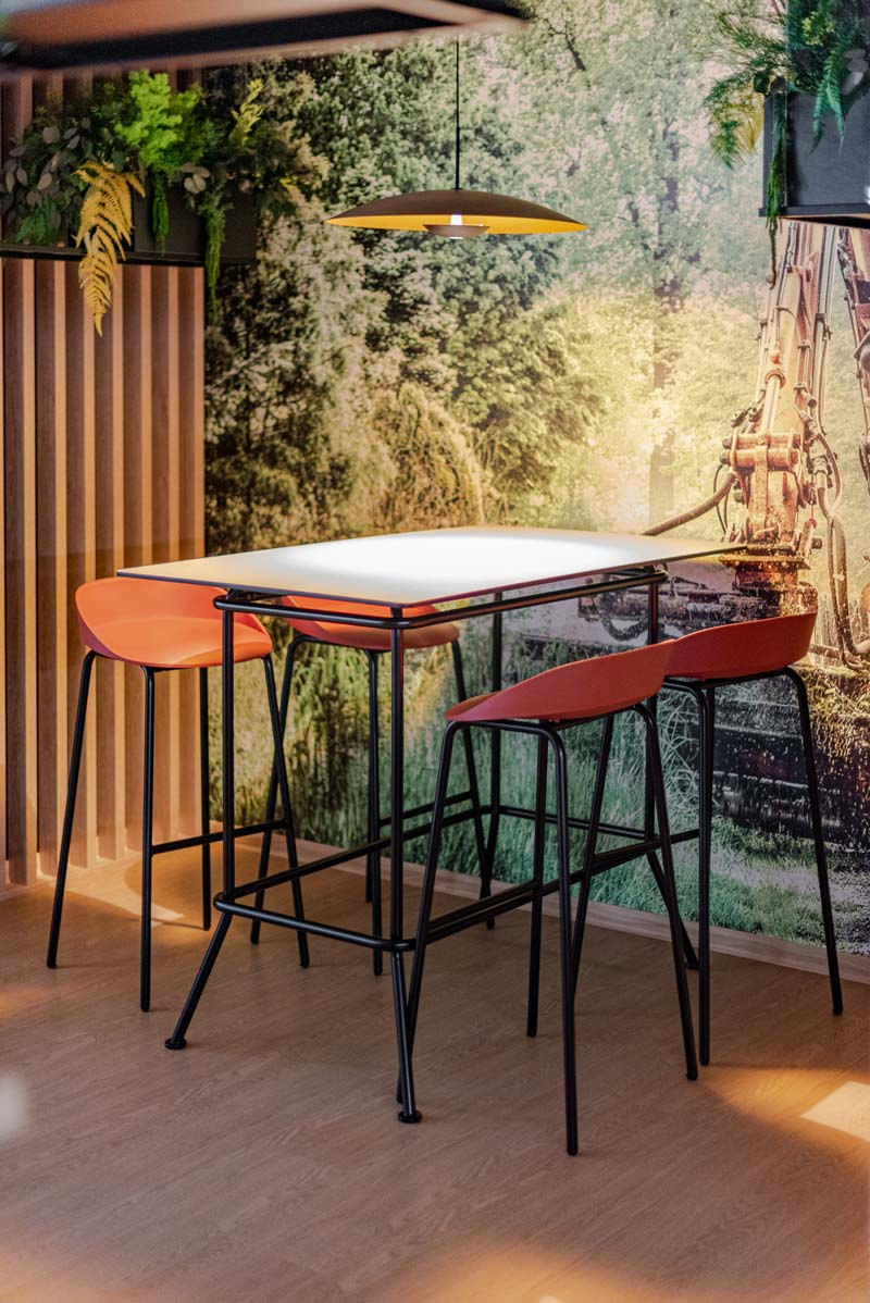 Team TE11H - Barhocker Kunststoff in Gelb präsentiert im Onlineshop von KAQTU Design AG. Outdoor-Barstuhl ist von Mdd