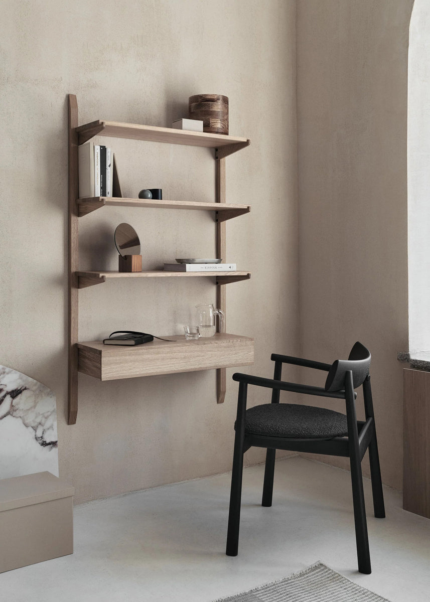 Noki NKI85T - Holzfachboden in Eiche Natur präsentiert im Onlineshop von KAQTU Design AG. Wandregal ist von Tamo