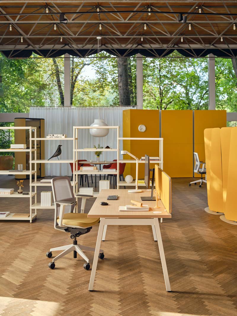 Twin ZUT52 - Paneele für Schreibtische in Grün präsentiert im Onlineshop von KAQTU Design AG. Paneele ist von Mdd