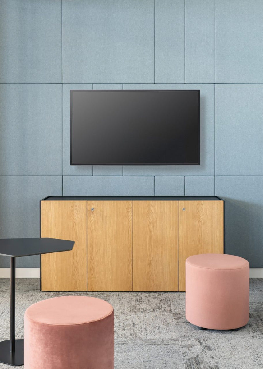 Viga V28 - Schrank in FENIX Schwarz Matt präsentiert im Onlineshop von KAQTU Design AG. Büroschrank ist von Mdd
